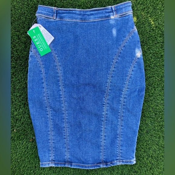 NWT Guess XS jean pencil skirt - Picture 4 of 7